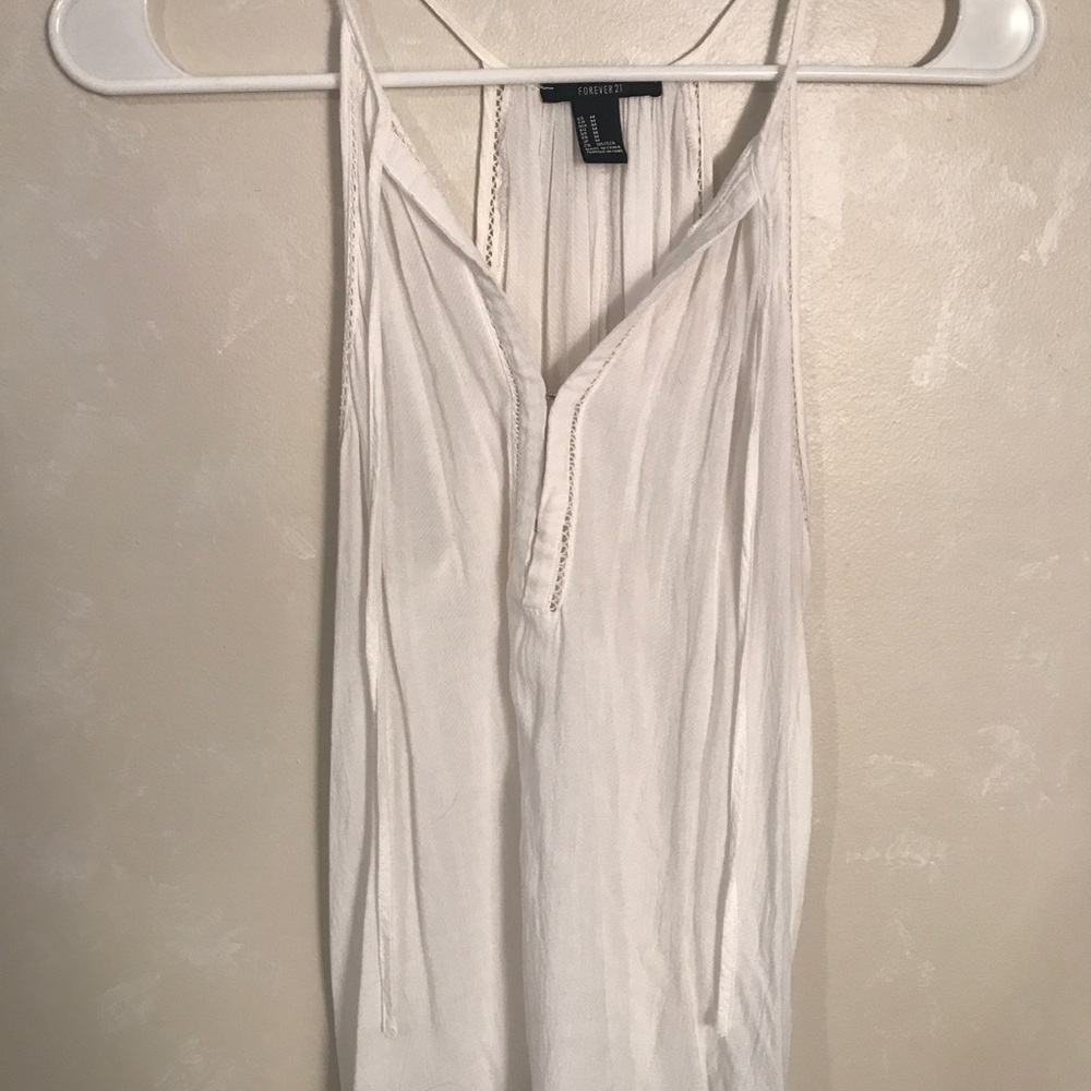 Forever 21 white tank top